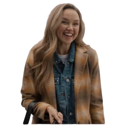 Lillian Doucet Roche Confessions Of A Christmas Letter Plaid Coat