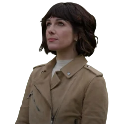 Love of the Irish 2025 Shenae Grimes Beige Suede Jacket