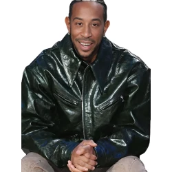  Ludacris All-Star Game Green Leather Jacket