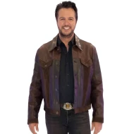 Luke Bryan American Idol 2026 Leather Jacket