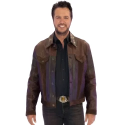 Luke Bryan American Idol 2026 Leather Jacket
