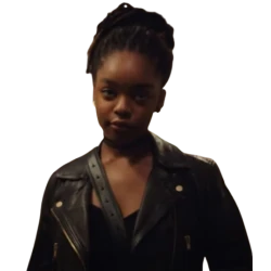 Marsai Martin G20 2025 Serena Sutton Black Leather Jacket