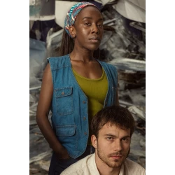 Martha Canga Antonio The Kollective Blue Vest