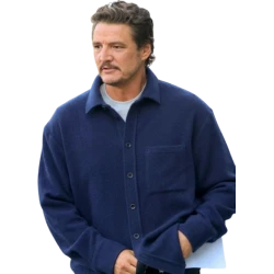 Materialists Pedro Pascal Blue Jacket