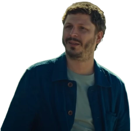 Michael Cera Sacramento Glenn Blue Jacket Michael Cera Blue Cotton Jacket