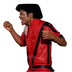 Michael Jaafar Jackson Genuine Leather Jacket