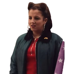 Michelle Mallon Derry Girls Fur Bomber Jacket