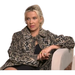 Millie Bobby Brown Leopard Print Jacket