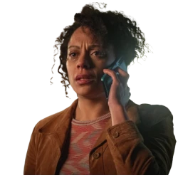 Missing You Rosalind Eleazar Suede Leather Jacket