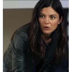 Monica Barbaro Fubar S02 Emma Black Leather Jacket