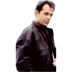 Moonlighting Bruce Willis Brown Leather Jacket Moonlighting Bruce Willis Brown Leather Jacket