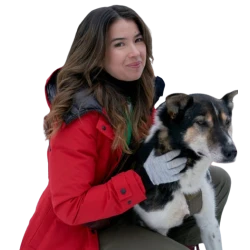 Nichole Sakura The Finnish Line Red Parka Jacket