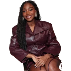 Normani Maroon Leather Jacket Normani Maroon Leather Jacket