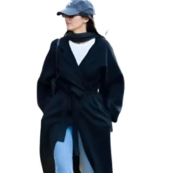 NYC SoHo Kendall Jenner Black Wool Coat NYC SoHo Kendall Jenner Black Wool Coat
