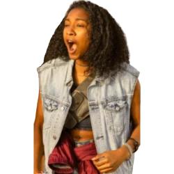 Outer Banks S04 Carlacia Grant Denim Vest