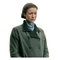 Outlander Caitriona Balfe Green Trench Coat