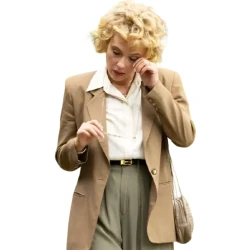 Paper Tiger Scarlett Johansson Brown Blazer