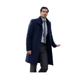 Patience Ali Ariaie Blue Wool Coat Patience Ali Ariaie Blue Wool Coat