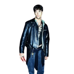 Paul Eddington Suede Leather Jacket