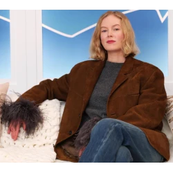 Rabbit Trap Rosy McEwen Brown Oversized Coat