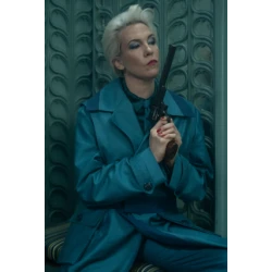 Rebecca Henderson Dust Bunny Blue Coat
