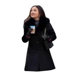 Relationship Goals Annie Gonzalez Black Wool Coat