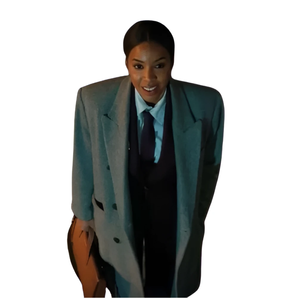 Relationship Goals Kelly Rowland Grey Trench Coat | America Suits