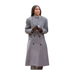 Relationship Goals Kelly Rowland Grey Trench Coat