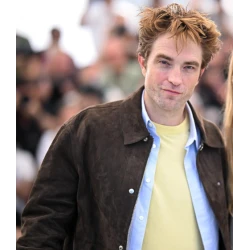 Robert Pattinson Die My Love Suede Jacket