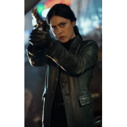 Rosa Salazar Play Dirty Zen Black Leather Jacket