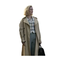 Scarpetta Rosy McEwen Beige Cotton Coat