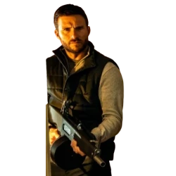 Scott Eastwood Alarum 2025 Black Vest Scott Eastwood Alarum 2025 Black Vest