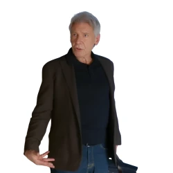 Shrinking Harrison Ford Brown Blazer