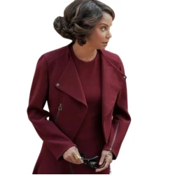 Silver Boston Blue Maroon Jacket Silver Boston Blue Maroon Jacket