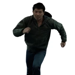 Simu Liu The Copenhagen Test Green Jacket