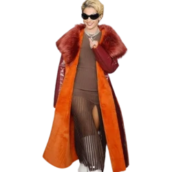 Smile 2 Naomi Scott Fur Coat