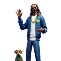 Snoop Dogg Fortnite Skin Blue Jacket