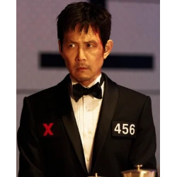 Squid Game S03 Seong Gi hun Black Blazer