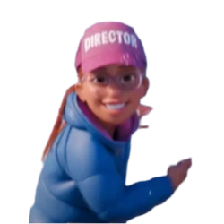 That Christmas Bernadette Blue Jacket