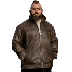 The Celebrity Traitors Joe Marler Leather Jacket
