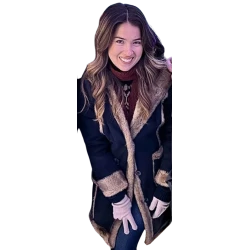 The Finnish Line Nichole Sakura Blue Shearling Jacket The Finnish Line Nichole Sakura Blue Shearling Jacket