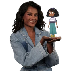 The Night Before Christmas in Wonderland Simone Ashley Coat