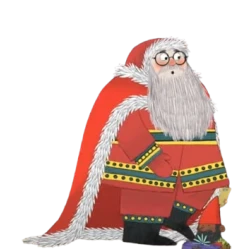 The Night Before Christmas in Wonderland St Nick Coat