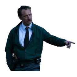 The Order 2024 Jude Law Green Jacket