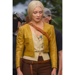 The Witcher S04 Freya Allan Hand Stitched Jacket