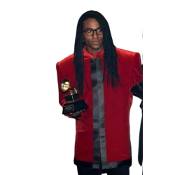 Tijan Njie Girl You Know It's True Red Coat