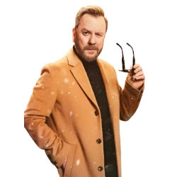 Tinsel Town Kiefer Sutherland Beige Long Coat