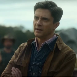 Topher Grace The Waterfront Grady Brown Jacket