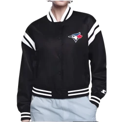 Toronto Blue Jays Satin Varsity Jacket