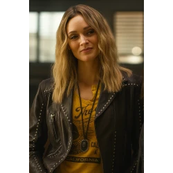Tulsa King S03 Bella Heathcote Black Leather Jacket